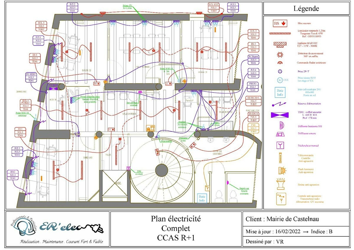 CCAS de Castelnau R+1 - PLAN
