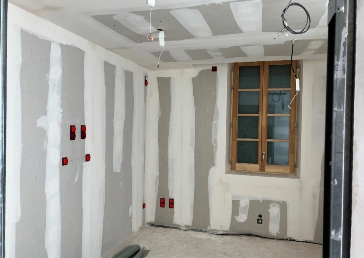 Cabinet médical - Durant les travaux