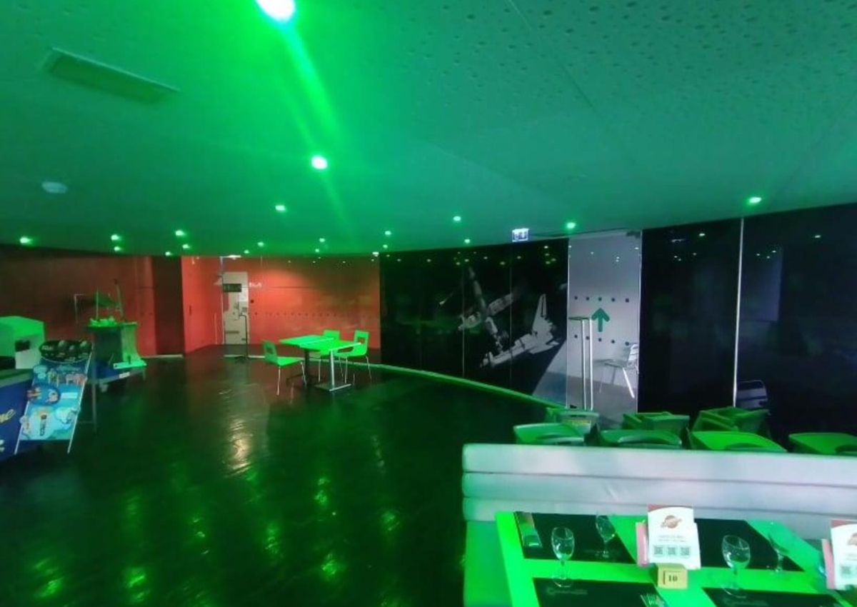 Cité de l’espace Toulouse - Vues des spots du restaurant, zone réhabitée