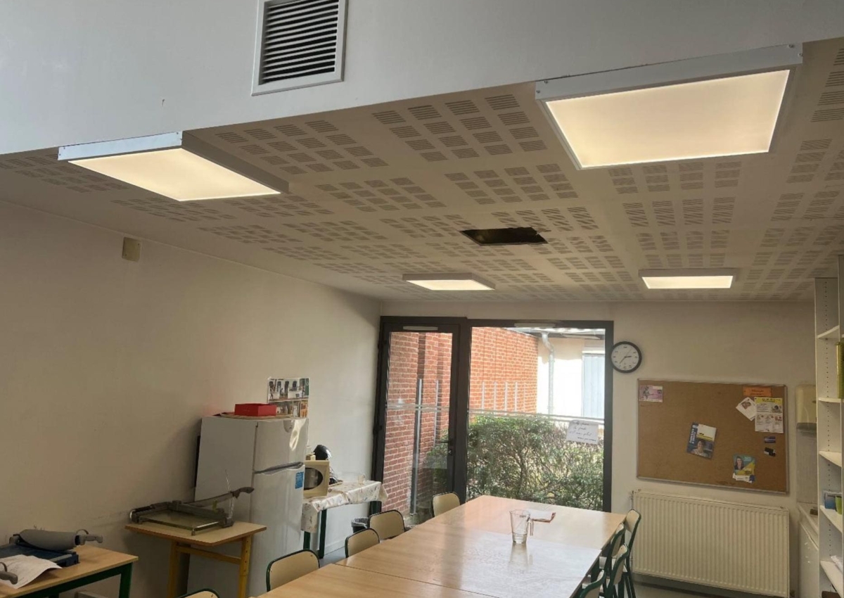 École élémentaire du centre - Dalles LED 600X600