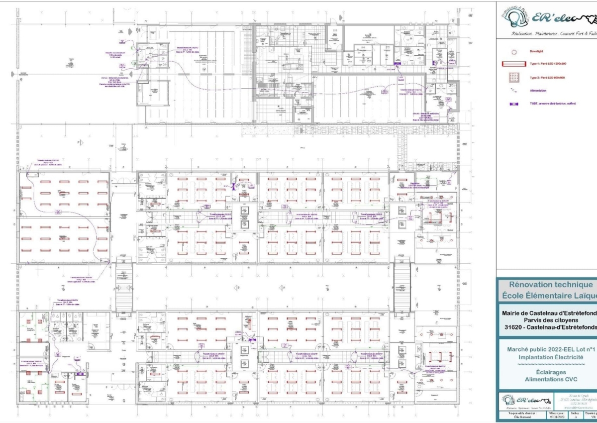 École élémentaire du centre - PLAN